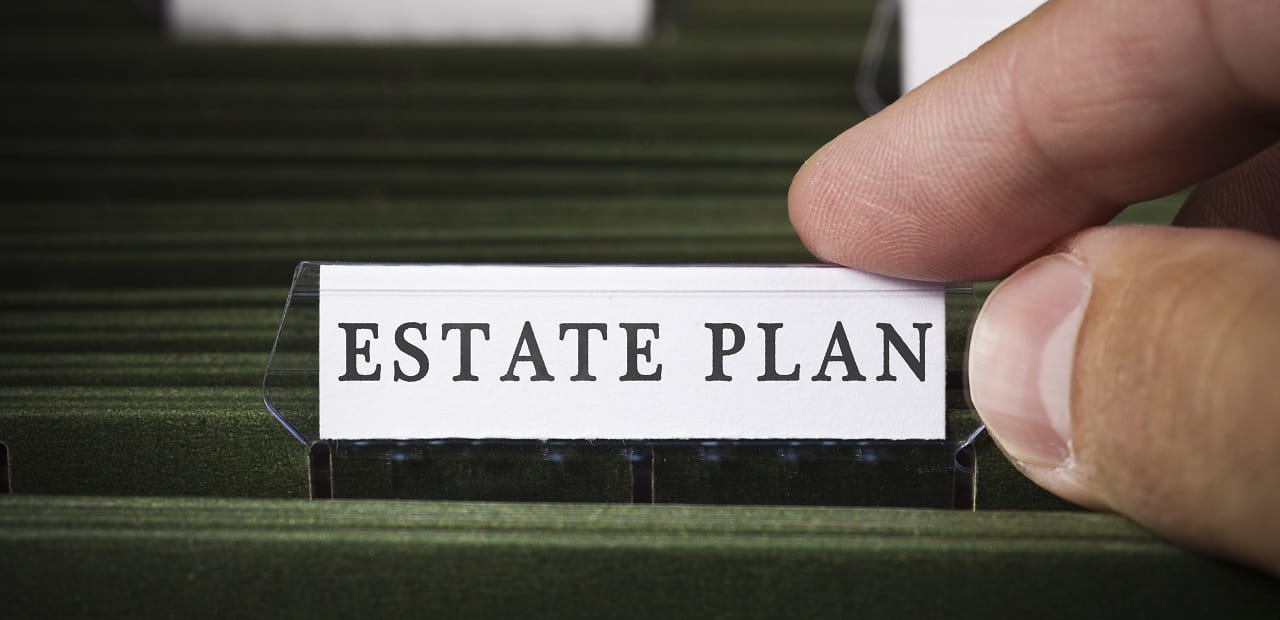 File tab reading "estate plan"