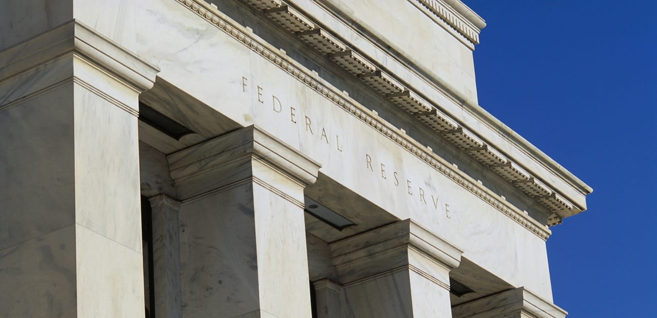 Left-angle view of U.S. Federal Reserve Building